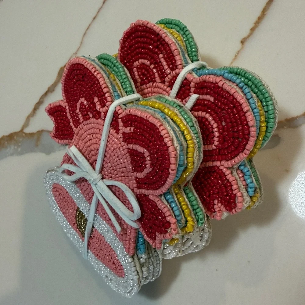 Beaded Bell Coasters 4 - Picture 8 of 8